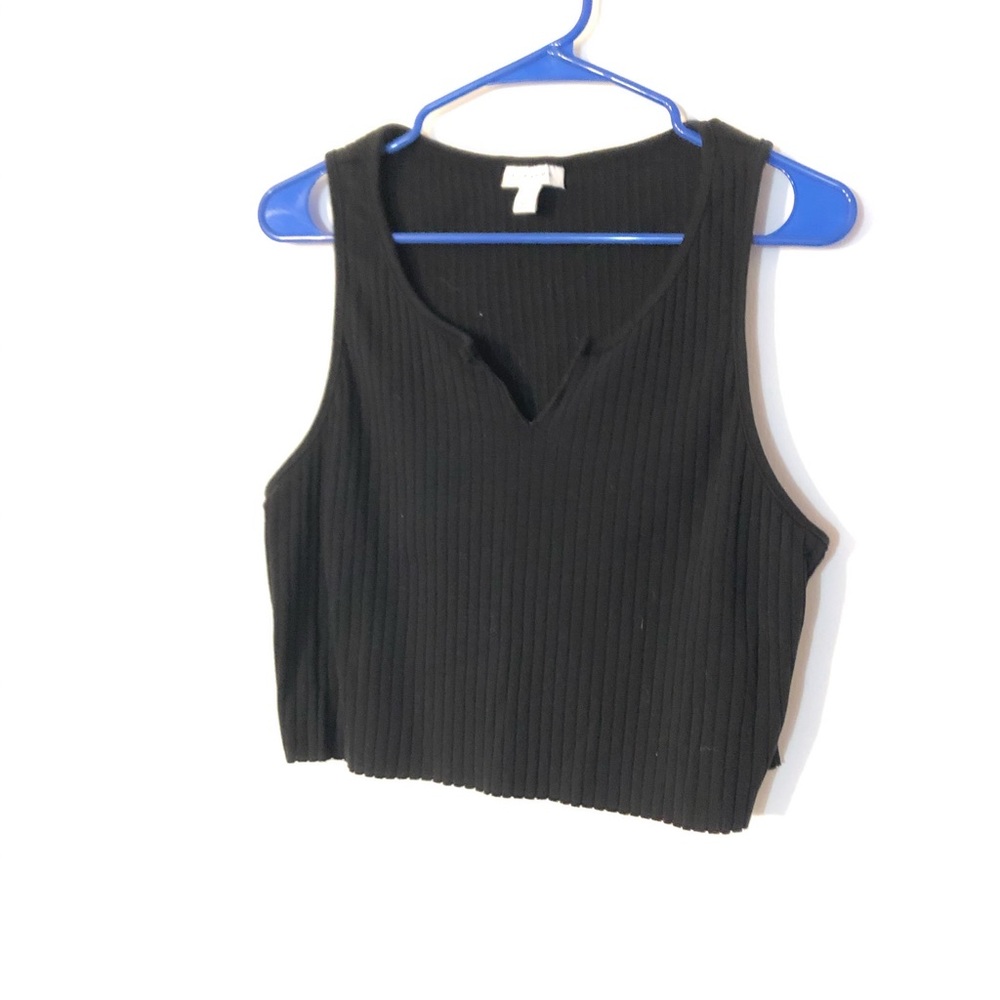 black topshop tank top